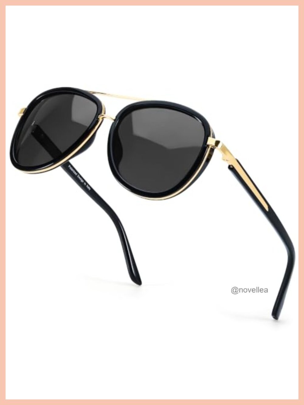 Polarized Aviator Sunglasses TR90 Frame UV Protection Tangle-Free